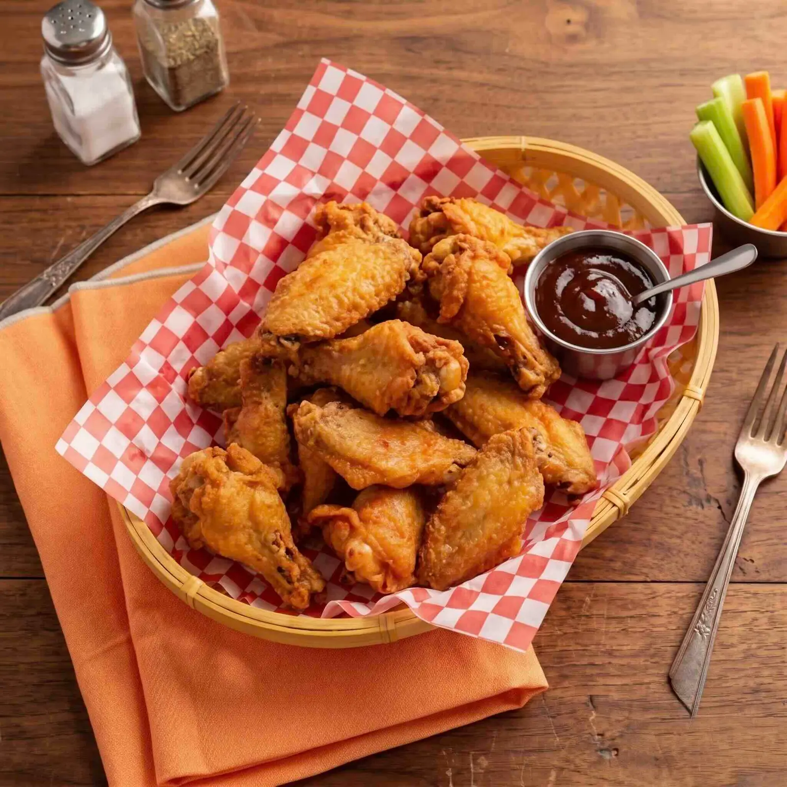 Fried Chicken Wings - 1 lb / Ailes de poulet frites - 1 lb