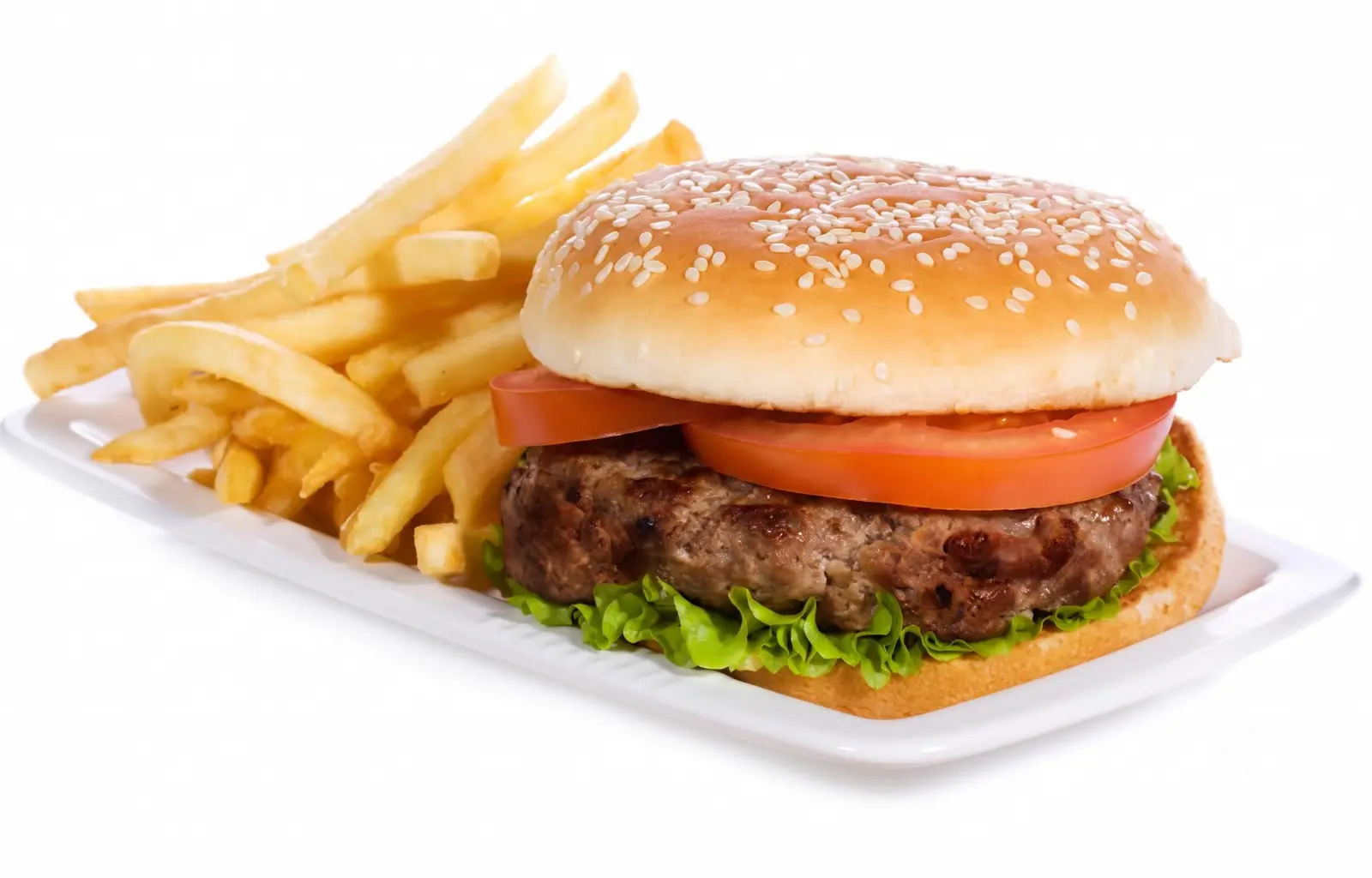 Hamburger & Fries / Hamburger et frites