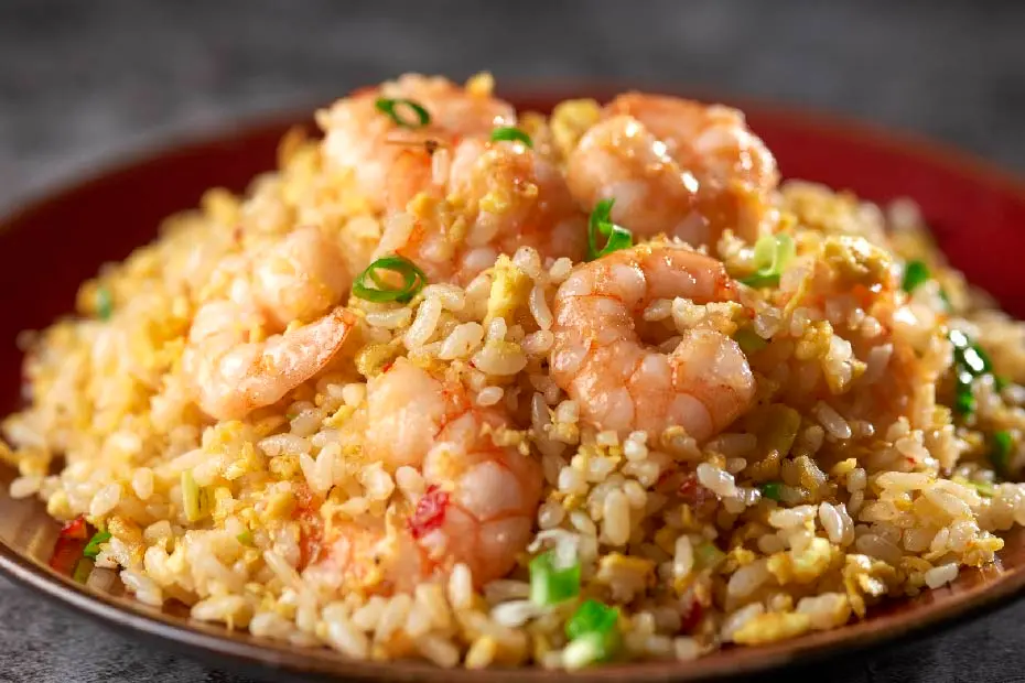 Fried Rice w/ Shrimps / Riz sauté aux crevettes